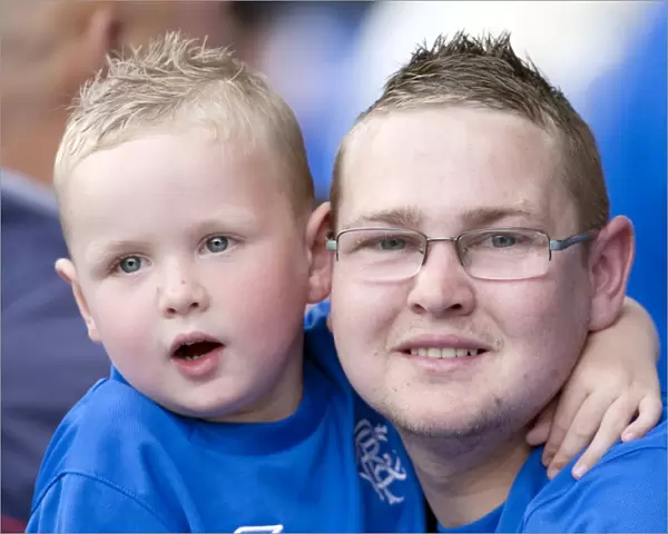 Rangers Football Club: Thrilling 5-1 Victory Over East Stirlingshire - Euphoric Fans Celebrating at Ibrox Stadium