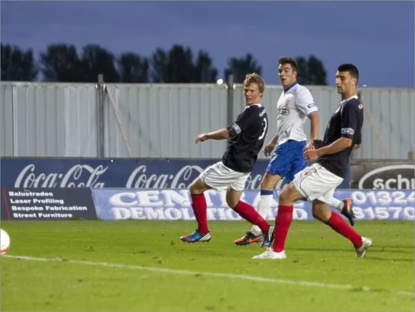 Rangers Take Early Lead: Andy Little Scores Against Falkirk in Ramsden Cup (0-1)
