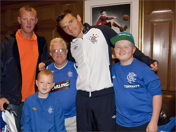 Rangers FC: Lee McCulloch Greets Fans at Ibrox Stadium Before Thrilling 5-1 Victory over Elgin City