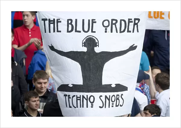 Rangers Triumph: The Blue Order's Euphoric Celebration at Ibrox after a 5-1 Victory over Elgin City