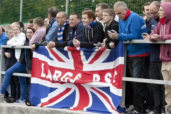 Rangers Fans United: A Sea of Hope at Annan Athletic's Galabank Stadium - A 0-0 Battle