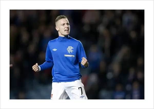 Dramatic 2-2 Tie: Barrie McKay's Thrilling Goal Celebration (Rangers vs Queen of the South, Ramsden's Cup Quarterfinals, Ibrox Stadium)