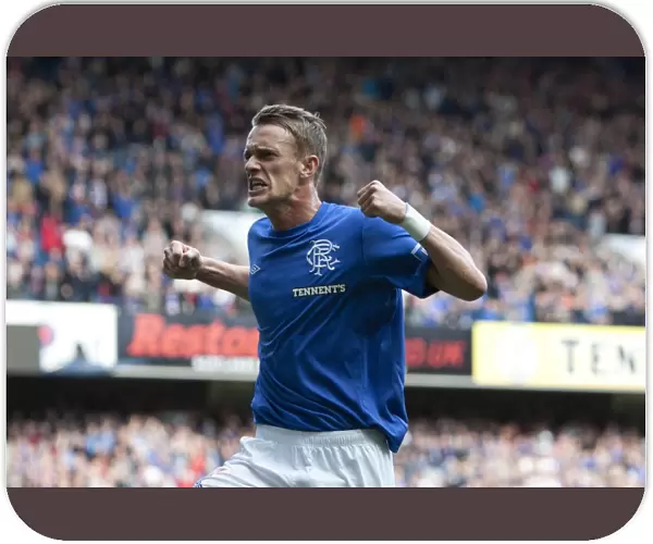 Rangers Dean Shiels: Exulting in a 4-1 Victory over Montrose at Ibrox Stadium
