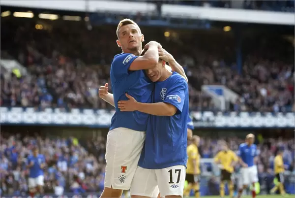 Rangers: McCulloch and Aird's Unforgettable Goal Celebration - 4-1 Win Over Montrose at Ibrox
