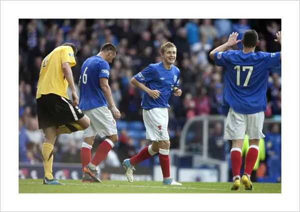 Rangers Robbie Crawford's Euphoric Moment: 4-1 Irn-Bru Scottish Third Division Victory over Montrose at Ibrox Stadium