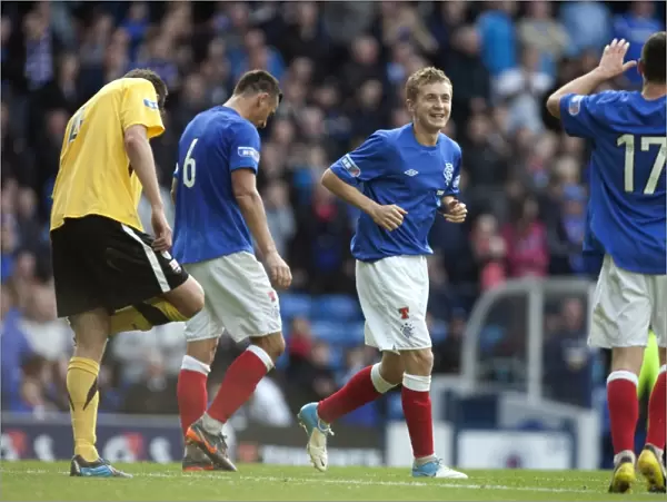 Rangers Robbie Crawford's Euphoric Moment: 4-1 Irn-Bru Scottish Third Division Victory over Montrose at Ibrox Stadium