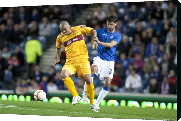 Cribari vs Higdon: Rangers 2-0 Victory over Motherwell in the Scottish League Cup (Ibrox Stadium)