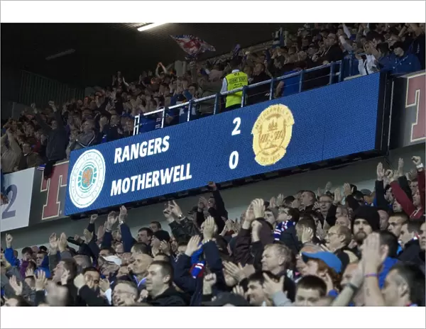 Rangers FC: Triumphant Celebrations at Ibrox Stadium - 2-0 Victory over Motherwell
