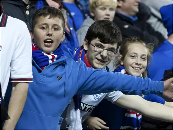 Ibrox Stadium Echoes with Rangers Pride: 2-0 Scottish League Cup Victory over Motherwell