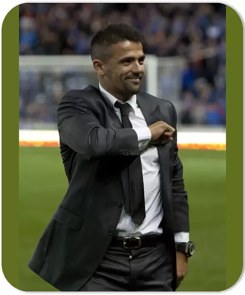 Half Time at Ibrox: Nacho Novo Draws for Rising Stars in Rangers 2-0 Scottish Communities League Cup Victory
