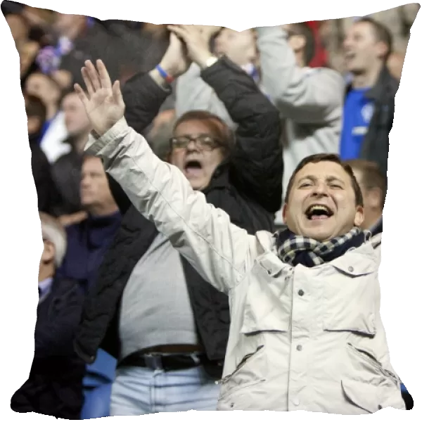 Roaring Rangers: Unforgettable Moment at Ibrox as Rangers FC Secures 2-0 Victory over Motherwell in Scottish League Cup