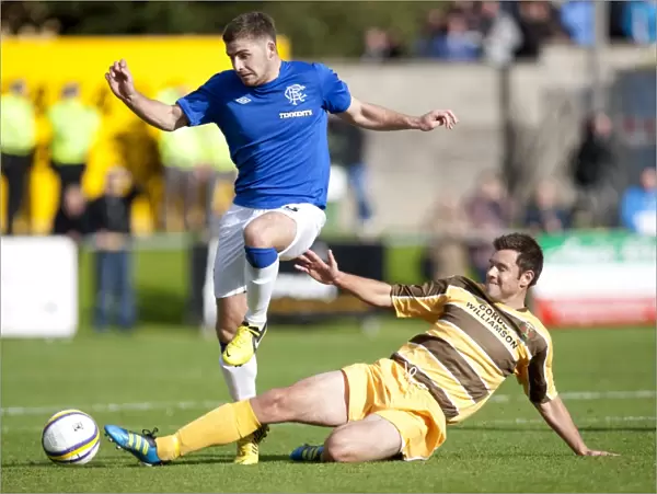 Rangers Kyle Hutton Scores the Winning Goal Against Forres Mechanics in Scottish Cup Second Round