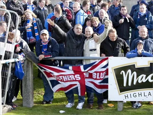 Rangers FC: Triumphant Fans Celebrate at Mosset Park After Scottish Cup Upset (1-0)