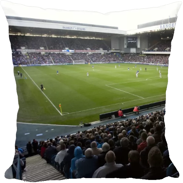 Record-Breaking Crowd: Rangers vs. Queen's Park in Scottish Third Division at Ibrox Stadium