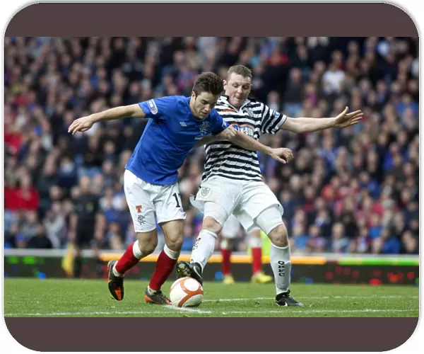 Andy Little Scores the Decisive Goal: Rangers 2-0 Victory over Queens Park at Ibrox Stadium