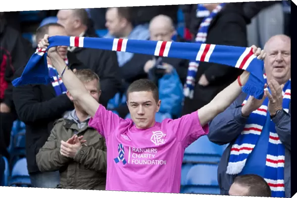 Rangers Football Club: Shining Pink in 2-0 Victory over Queens Park at Ibrox Stadium