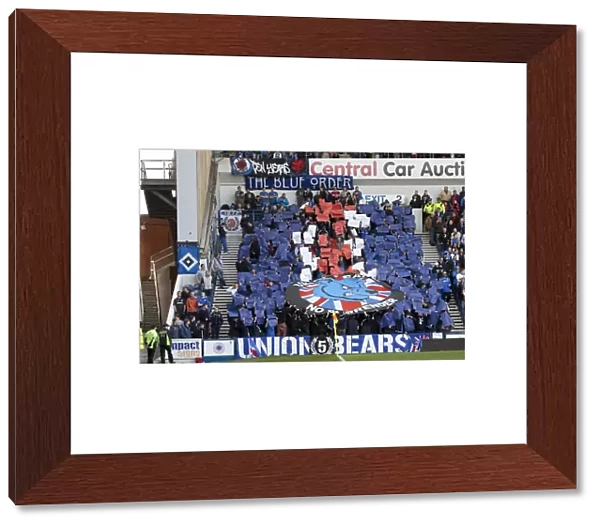 Rangers Football Club: Blue Order and Union Bears Celebrate 2-0 Victory over Queens Park at Ibrox Stadium