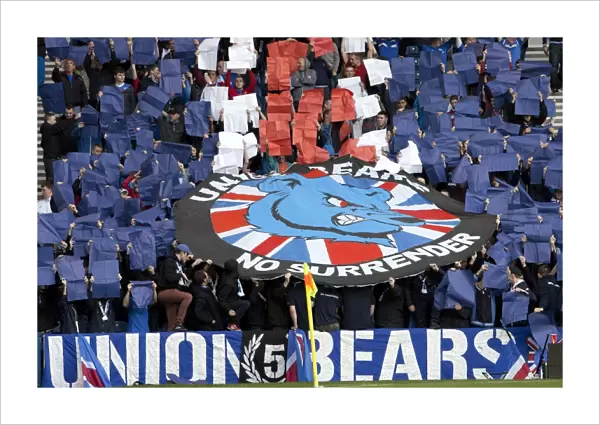 Rangers Football Club: 20-Year Anniversary of Blue Order and Union Bears Pride - A 2-0 Victory over Queens Park at Ibrox Stadium
