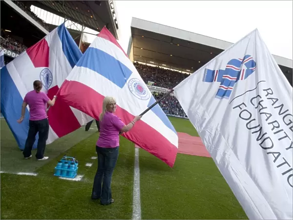 Rangers Football Club: 2-0 Queens Park - Flag Bearers Support PINK Charity Foundation