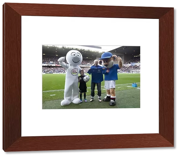 Rangers vs. Queens Park: Half Time Fun at Ibrox Stadium - Crossbar Challenge and Teddy Bear Contest (2-0)