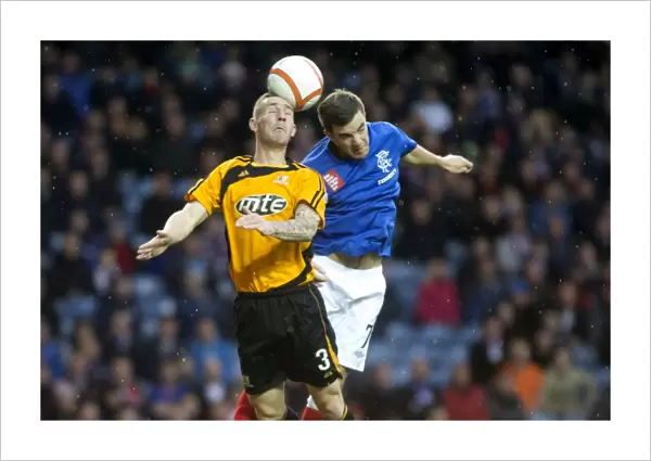Rangers Dominance: Andy Little Scores in Historic 7-0 Victory over Alloa Athletic at Ibrox Stadium