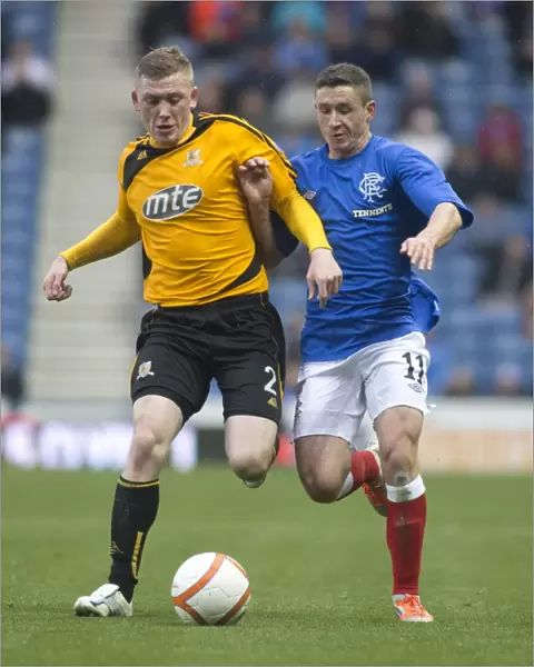 Rangers Dominance: Fraser Aird Nets One of Seven in Rangers 7-0 Victory over Alloa Athletic at Ibrox Stadium