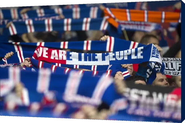 Rangers 7-0 Triumph: Euphoric Fans Raise Scarves at Ibrox Stadium