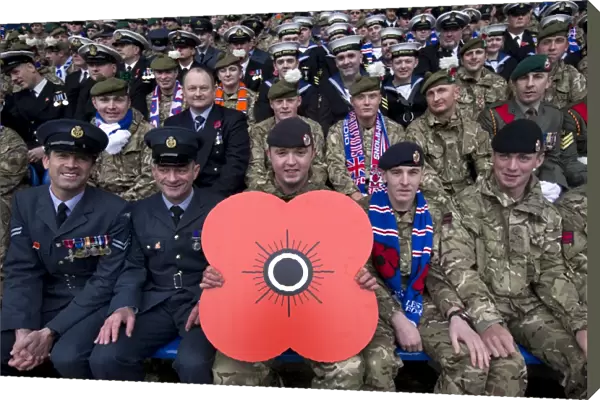 Rangers Football Club Honors 400 Military Personnel: A Remembrance Day Tribute (2-0 vs. Peterhead at Ibrox Stadium)