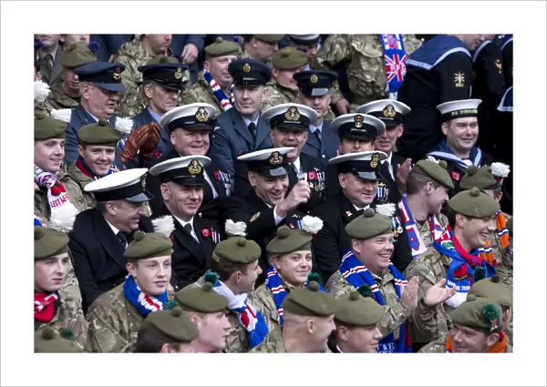 400 Military Personnel Honored: Rangers Football Club Pays Tribute with 2-0 Win on Remembrance Day