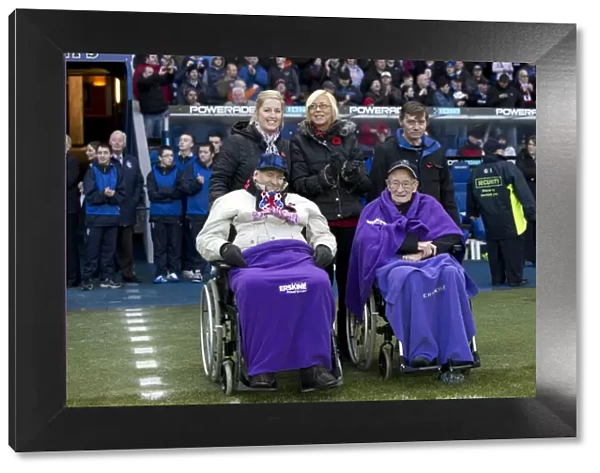 Rangers Football Club: Remembrance Day Tribute - Ibrox Stadium - 400 Military Personnel Honor the Pitch (Rangers Lead 2-0)
