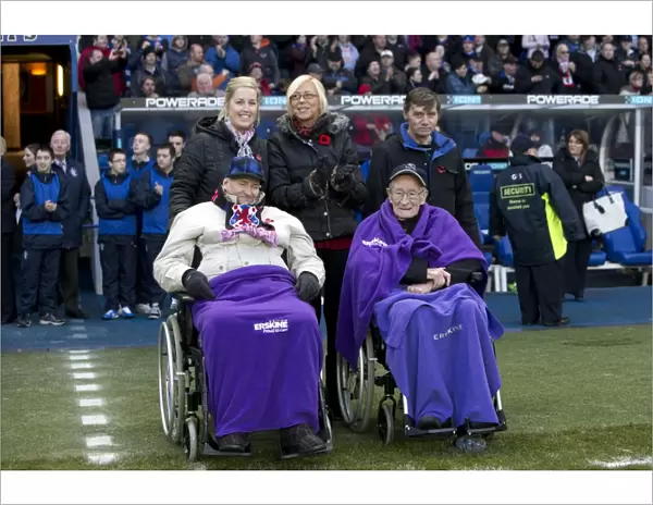 Rangers Football Club: Remembrance Day Tribute - Ibrox Stadium - 400 Military Personnel Honor the Pitch (Rangers Lead 2-0)