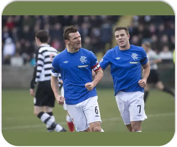 Rangers Lee McCulloch Scores Thrilling Penalty Goal: East Stirlingshire 2-6 Rangers (Scottish Third Division, Ochilview Park)