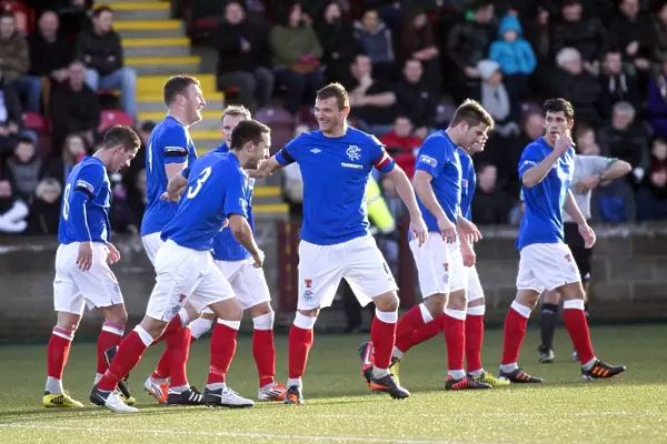 Rangers Kevin Kyle: Jubilant Goal Scorer in Rangers 6-2 Crushing Victory over East Stirlingshire