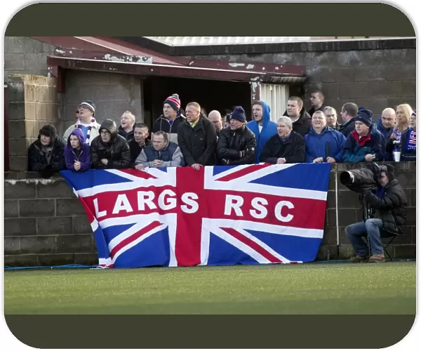Rangers Triumph: East Stirlingshire 2-6 - Fans Celebrate in the Stands