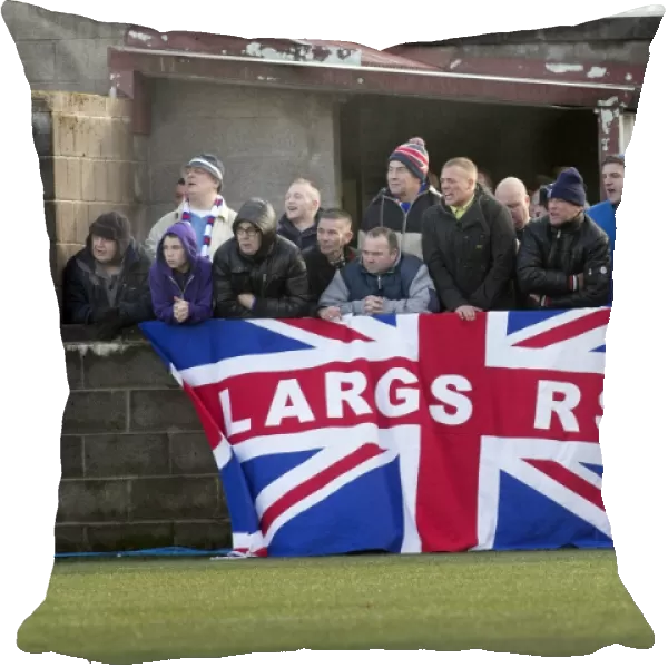 Rangers Triumph: East Stirlingshire 2-6 - Fans Celebrate in the Stands
