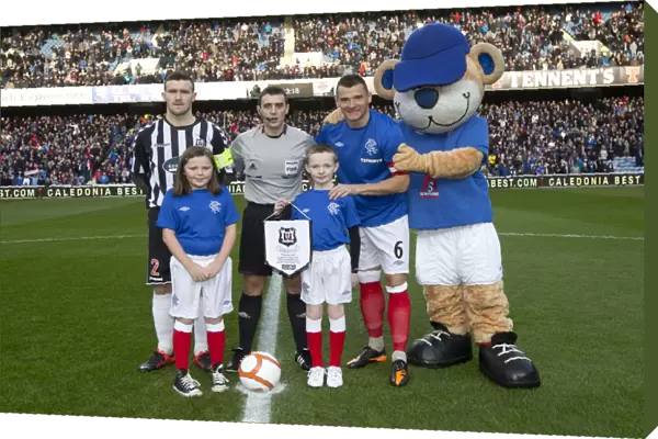 Rangers Triumph: McCulloch and the Mascots Celebrate 3-0 Scottish Cup Victory over Elgin City (Rangers FC)
