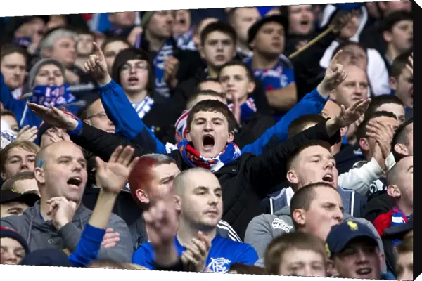 Ecstatic Rangers Fans Celebrate Glory at Ibrox: Rangers 2-0 Stirling Albion
