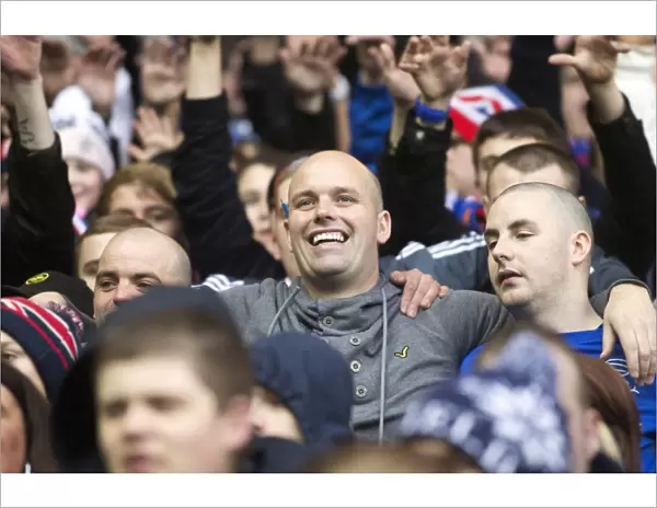 Rangers FC: Euphoric Fans Celebrate 2-0 Victory Over Stirling Albion at Ibrox Stadium