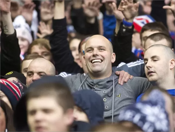 Rangers FC: Euphoric Fans Celebrate 2-0 Victory Over Stirling Albion at Ibrox Stadium