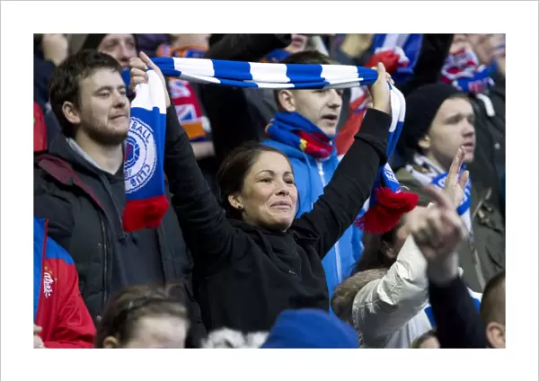 Triumphant Rangers Fan Rejoices at Ibrox: Rangers 2-0 Stirling Albion