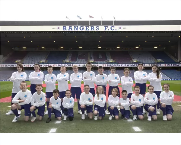 Rangers Football Club: Thrilling 2-0 Win at Ibrox Stadium - Mascots in Action