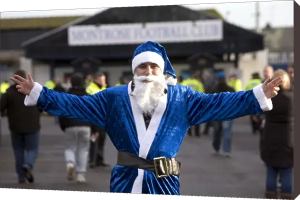 Santa Claus Rangers Fan: Montrose vs Rangers (4-2) - Spreading Holiday Cheer and Victory in the Scottish Third Division