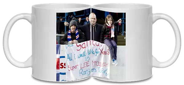 Rangers FC: Triumphant Moment in the Stands - Montrose vs Rangers: A 4-2 Scottish Third Division Victory