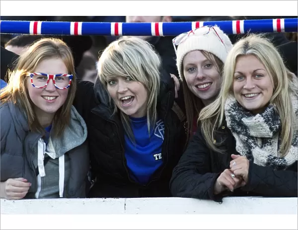 Rangers Fans Celebrate: Montrose 2-4 Rangers - Scottish Third Division Triumph