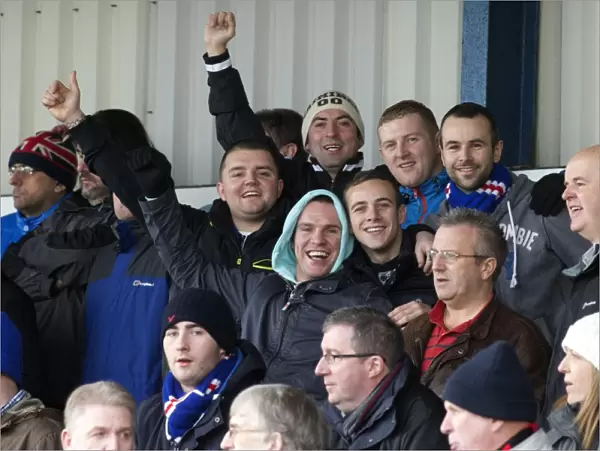 Rangers Fans Triumph: Montrose 2-4 Rangers - Scottish Third Division Soccer Match