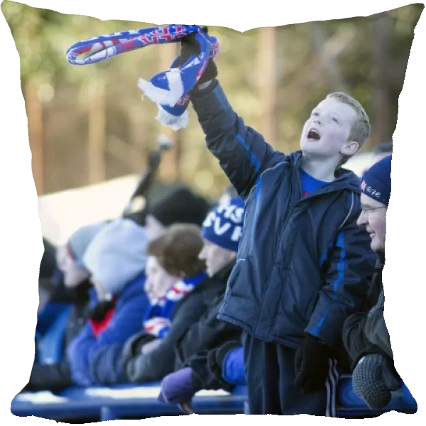 Young Rangers Fan's Thrilling Montrose Experience: A 4-2 Scottish Third Division Victory