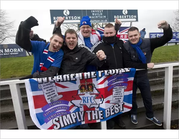 Rangers FC: Ecstatic Fans Celebrate 6-2 Third Division Victory over Elgin City at Borough Briggs