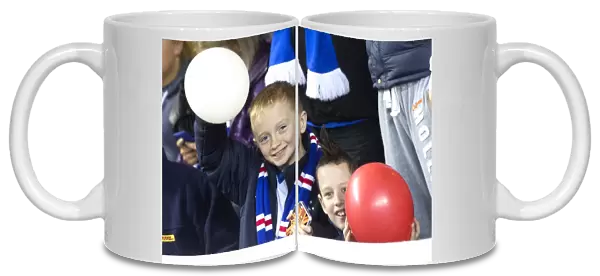 Thrilling Draw at Ibrox: A Passionate Soccer Showdown - Rangers Fans Roar for Their Team (1-1 vs Elgin City)