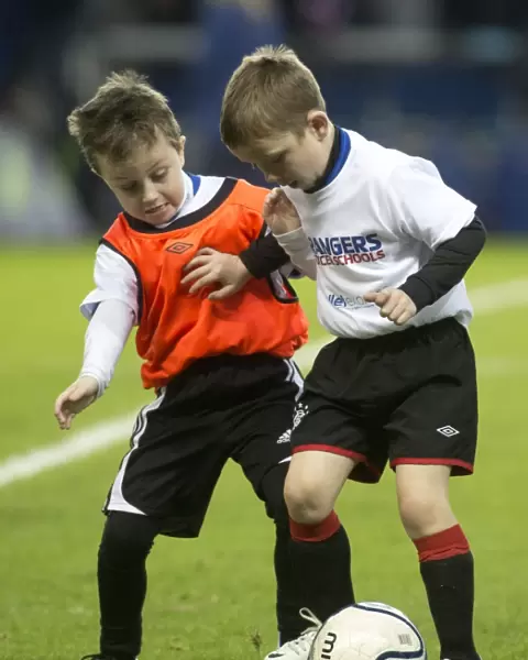 Young Rangers Shining at Ibrox: Half-Time Showcase against Elgin City (1-1)