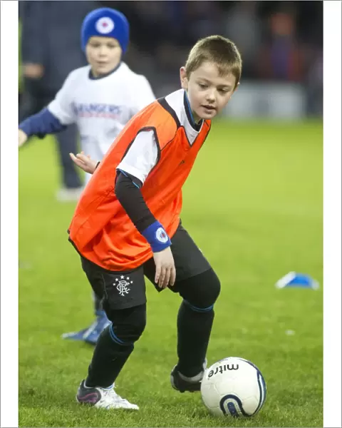 Young Rangers Stars Shine at Ibrox: Half-Time Entertainment with Soccer School
